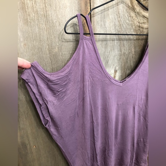 Express One Eleven Cold Shoulder Top in Purple Size Medium - Picture 7 of 17
